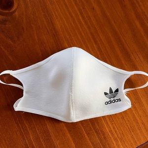 NWT Adidas white face mask